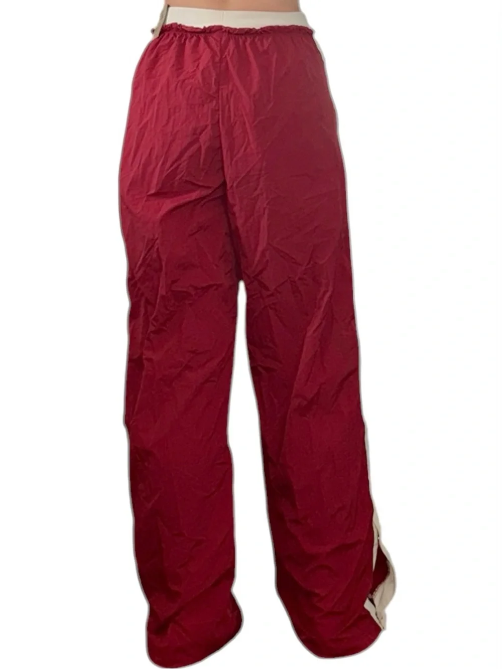 Nike Men's Wine Red Loose-Fit Jogger Pants